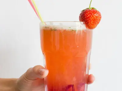 Çilekli Limonata